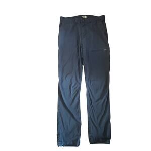 Men 30 TNF The North Face Granite Face Navy Blue Pants Climbing Hike Stretchy